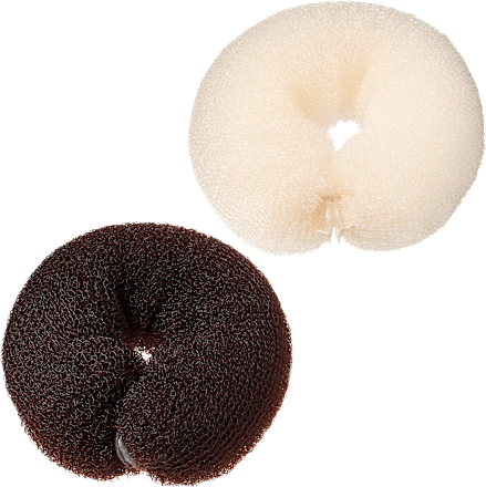 Haar-Donut klein, blond/braun ebelin