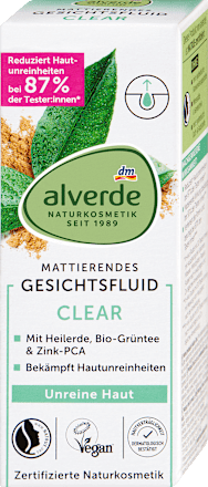 Matirajuci fluid za nečistu kožu Clear alverde NATURKOSMETIK