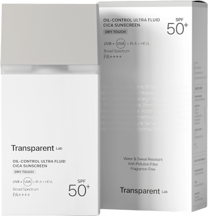 Gesichtsfluid Oil-Control Ultra Fluid Cica Sunscreen LSF 50+ Transparent Lab