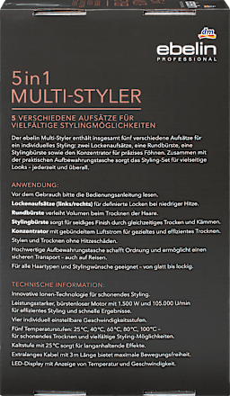 Multi Styler 5 in 1  ebelin PROFESSIONAL