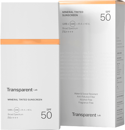 Mineral Tinted Sunscreen Medium LSF 50 Transparent Lab