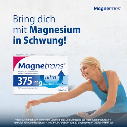 Magnetrans 375 mg ultra Kapseln 100 St Magnetrans
