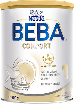 počáteční mléčná kojenecká výživa 1 Comfort 5HMO 0m BEBA