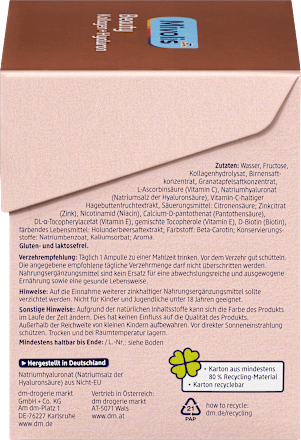 Beauty Kollagen + Hyaluron, Trinkampullen Mivolis