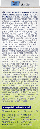 Prehransko dopolnilo z izvlečki 15 izbranih rastlin Mivolis
