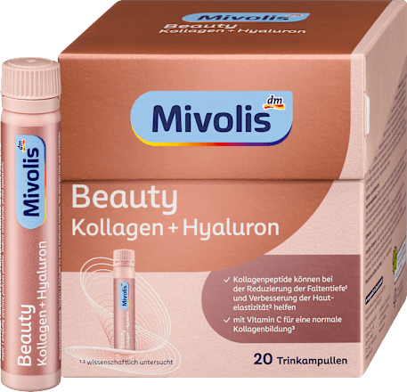 Beauty Kollagen + Hyaluron, Trinkampullen Mivolis