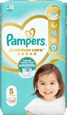 Plenice velikost 5 (11-16 kg) Pampers Premium Care