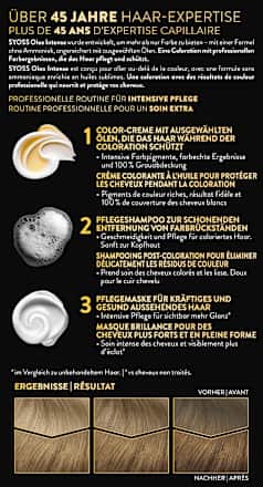 Permanente Öl-Coloration - Nr. 7-10 Naturblond Syoss Oleo Intense