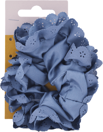 Gumička do vlasov scrunch - modrá s-he stylecollection