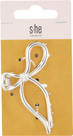 Štipec do vlasov kovový - mašľa s-he stylecollection