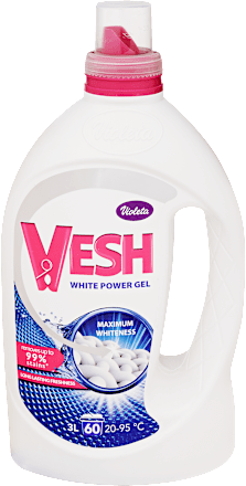 Mosógél fehér ruhákhoz Violeta