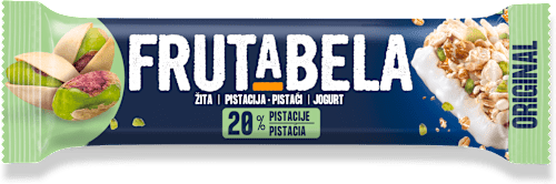 Žitna rezina s pistacijo in jogurtovim oblivom FRUTABELA