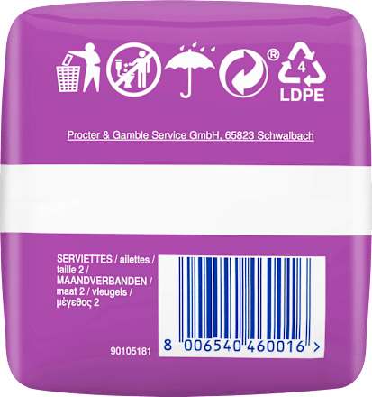 Maxi-Binden mit Flügeln Maxi Long always