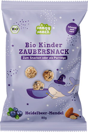 Kindersnack Zauber Heidelbeer-Mandel snagy