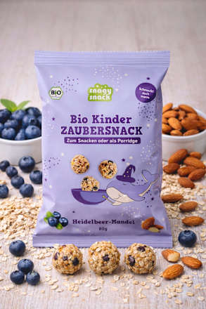 Kindersnack Zauber Heidelbeer-Mandel snagy