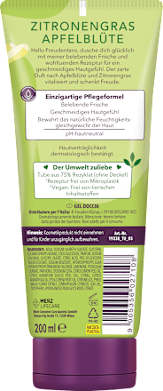 Duschgel Zitronengras Apfelblüte t by tetesept