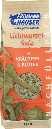 Lichtwurzelsalz mit Kräutern & Blüten ErdmannHAUSER