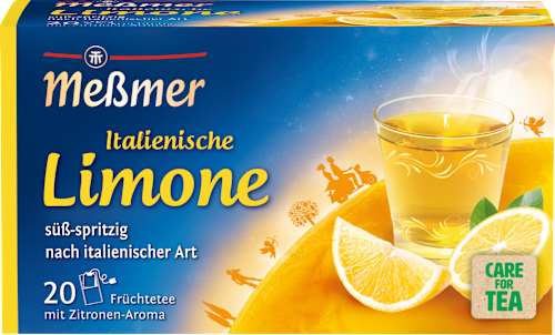Früchtetee Italienische Limone (20 Beutel) Meßmer