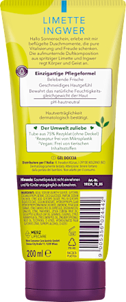 Duschgel Limette Ingwer t by tetesept