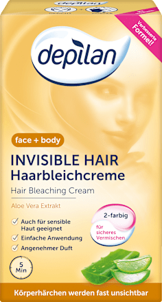Haarentfärbungscreme Körper und Gesicht depilan