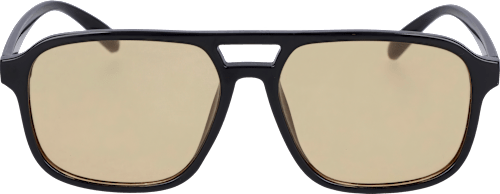Sonnenbrille Erwachsene schwarzes Gestell, beigefarbene Gläser SUNDANCE