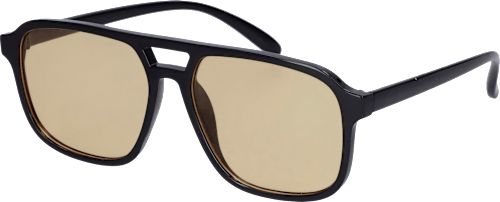 Sonnenbrille Erwachsene schwarzes Gestell, beigefarbene Gläser SUNDANCE