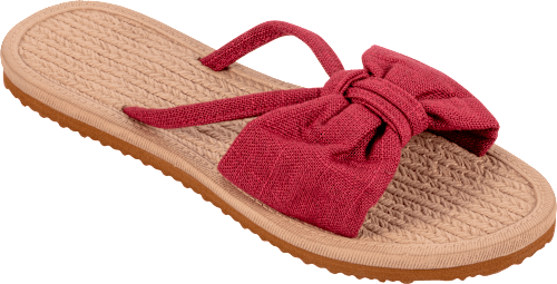 Zehentrenner Damen Strohoptik (1 Paar) Fashy