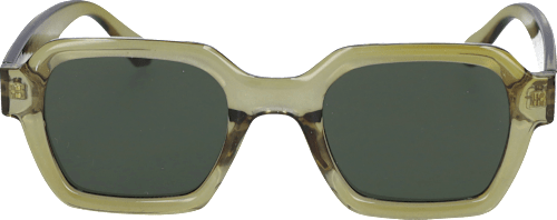 Sonnenbrille Erwachsene grün-braunes eckiges Gestell SUNDANCE