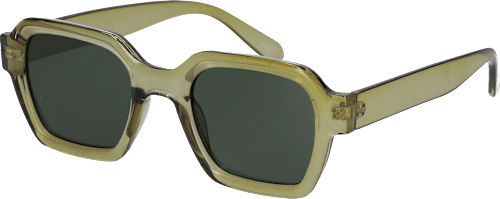 Sonnenbrille Erwachsene grün-braunes eckiges Gestell SUNDANCE