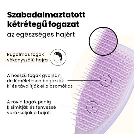 Kifésülő hajkefe Fine & Fragile, vékonyszálú hajra Tangle Teezer