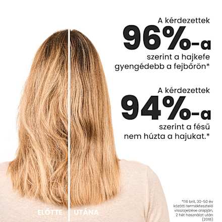 Kifésülő hajkefe Fine & Fragile, vékonyszálú hajra Tangle Teezer