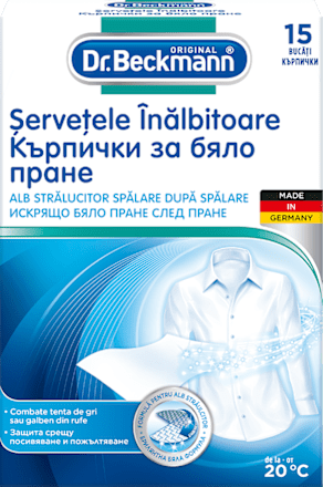 Șervețele înalbire rufe Dr.Beckmann