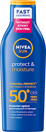 Losjon za zaščito pred soncem Protect & Moisture, ZF 50+ NIVEA SUN