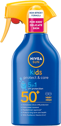 Sprej za zaščito pred soncem Kids Protect & Care, ZF 50+ NIVEA SUN