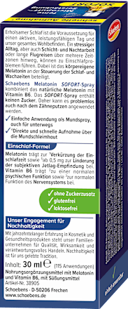 Melatonin Sofort-Spray Schaebens