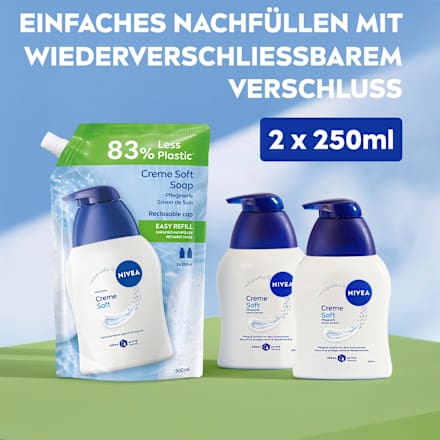 Flüssigseife Creme soft Nachfüllpack NIVEA