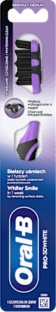 Četkica za zube Pro-3D White Charcoal – medium Oral-B