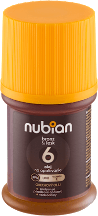 Olej na opaľovanie Bronz & lesk SPF 6 NUBIAN