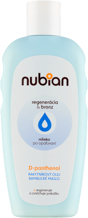 Mlieko po opaľovaní Regenerácia & bronz  NUBIAN