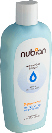 Mlieko po opaľovaní Regenerácia & bronz  NUBIAN