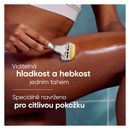 ComfortGlide dámský holicí strojek Sugarberry Scent + 3 hlavice Gillette Venus