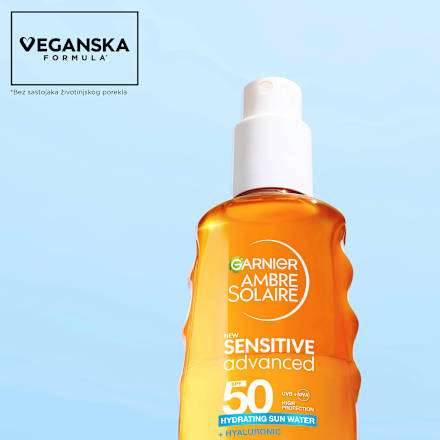 SENSITIVE advanced dvofazna vodica za zaštitu od sunca, SPF50 GARNIER AMBRE SOLAIRE