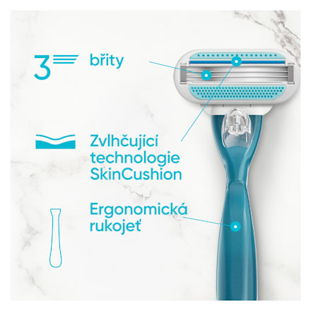 náhradní holicí hlavice Smooth Gillette Venus