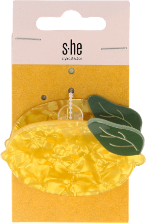 Щипка за коса лимон s-he stylecollection