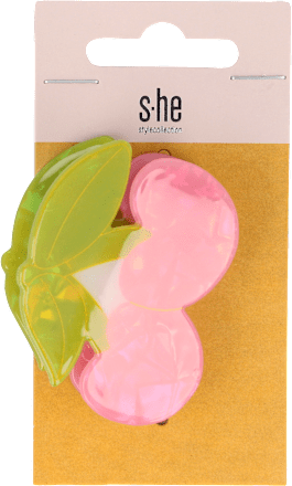 Kopča za kosu od akrila – trešnja s-he stylecollection