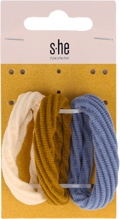 Színes hajgumi, vastag, bordázott s-he stylecollection