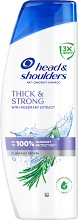 Szampon do włosów przeciwłupieżowy, wzmacniający Thick&Strong head&shoulders