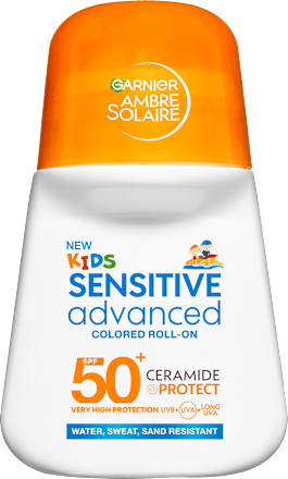 KIDS SENSITIVE advanced colored roll-on za zaštitu od sunca osetljive dečije kože, SPF50+ GARNIER AMBRE SOLAIRE