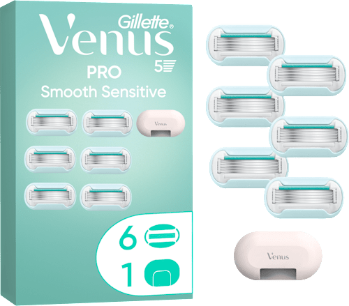 náhradní holicí hlavice Pro Smooth Sensitive + pouzdro Gillette Venus