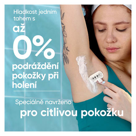 náhradní holicí hlavice Pro Smooth Sensitive + pouzdro Gillette Venus